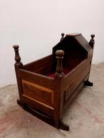 Mooie Antieke eiken schommelwieg met overkapping, Ophalen of Verzenden