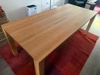 Houten eettafel 220x80 cm - goede staat, Ophalen, Gebruikt, 200 cm of meer, 50 tot 100 cm