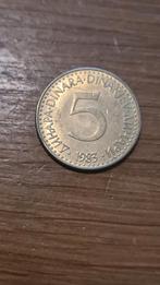 Joegoslavië - 5 Dinar 1983, Verzenden, Joegoslavië, Losse munt