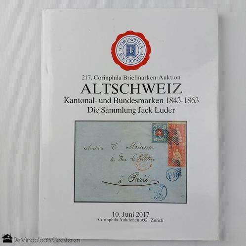 Veilingcatalogus postzegels Altschweiz 1843-1863, Postzegels en Munten, Postzegels | Toebehoren, Catalogus, Ophalen of Verzenden