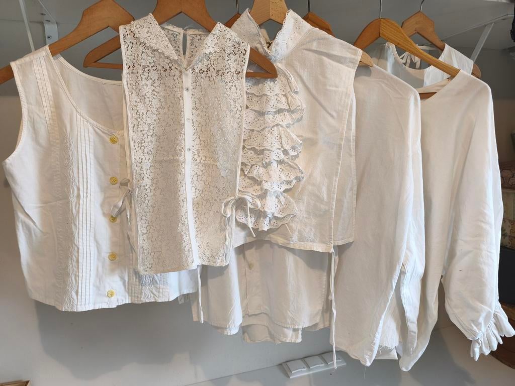 OPRUIMING Lotje oude blouses e.d., Antiek en Kunst, Antiek | Kleding en Accessoires, Ophalen of Verzenden