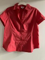 Mooie blouse korte mouw koraalkleur Biagini mt 46, Overige kleuren, Ophalen of Verzenden, Zo goed als nieuw, Maat 46/48 (XL) of groter