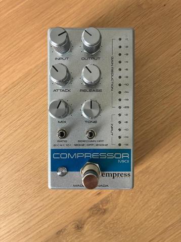 EMPRESS Compressor MKII guitar pedal NEW beschikbaar voor biedingen
