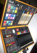 Kleurdoos~Tekenen Tekenbox~Koffer Nieuwstaat~Hout, Hobby en Vrije tijd, Ophalen of Verzenden, Zo goed als nieuw, Overige typen