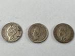3 Halve guldens 21-22-28, Ophalen of Verzenden, Koningin Wilhelmina, ½ gulden