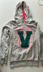 Vingino trui met chapuchon sportieve hoody grijs roze 158, Meisje, Trui of Vest, Ophalen of Verzenden, Zo goed als nieuw