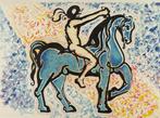 Le cavalier - Salvador Dali - Litho, Antiek en Kunst, Ophalen