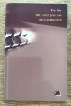 9789024414680 - Het schrijven van beleidsadviezen., Zo goed als nieuw, Riny Jans, Alpha, HBO