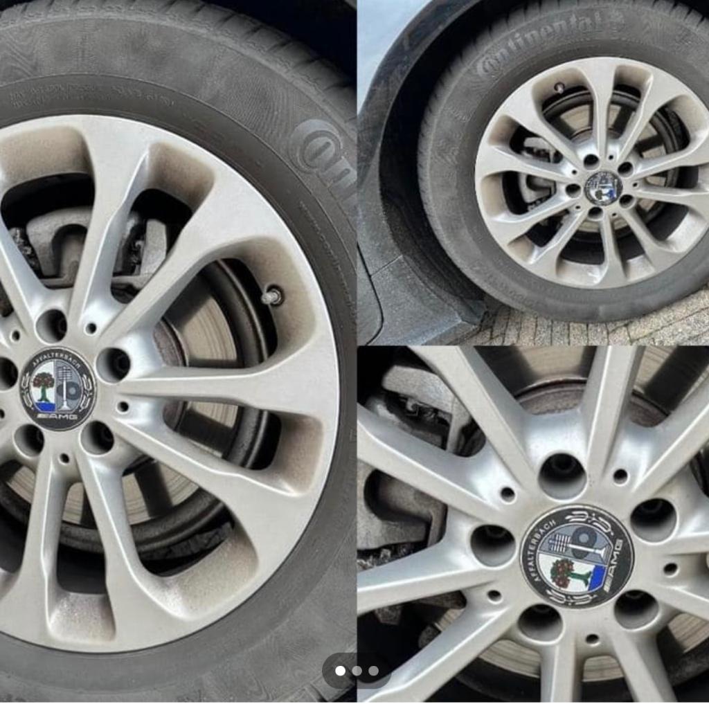 Mercedes Winterbanden set incl Continental banden, Auto diversen, Wieldoppen, Zo goed als nieuw, Ophalen