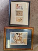 Vier Disney PLUTO Original Sketch 1936-1947, Antiek en Kunst, Ophalen of Verzenden