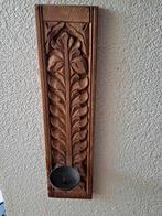 Aparte houten wandkandelaar, Ophalen of Verzenden, Zo goed als nieuw, Hout, Minder dan 25 cm