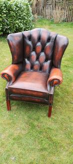 Mooie Chesterfield fauteuil, Huis en Inrichting, Fauteuils, Ophalen, Zo goed als nieuw, 75 tot 100 cm