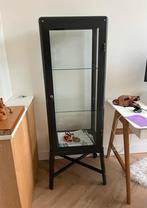 IKEA FABRIKÖR Vitrinekast - Donkergrijs, Huis en Inrichting, Ophalen, Minder dan 50 cm, Zo goed als nieuw, Metaal