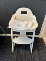 Houten kinderstoel tiamo met tuigje, Ophalen of Verzenden, Zo goed als nieuw, Meegroeistoel, Gordel(s)
