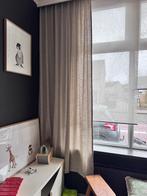 Linnen gordijnen 2stuks, Crème, 200 cm of meer, 150 tot 200 cm, Ophalen of Verzenden