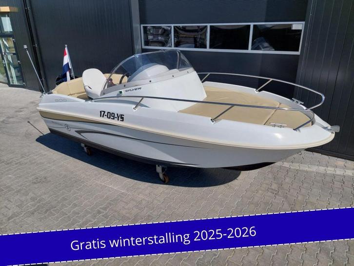 Beneteau Flyer 500 Sundeck - 50 pk Mercury | Garantie, Watersport en Boten, Vis- en Consoleboten, Gebruikt, 50 tot 70 pk, 3 tot 6 meter