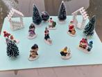Mooie vintage beeldjes,5x en 2 hekjes, Diversen, Kerst, Ophalen of Verzenden, Zo goed als nieuw