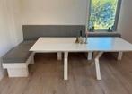 Op maat gemaakte eetkamerbank (315x150cm), Ophalen, Zo goed als nieuw, Grijs