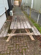 Gratis picknicktafel, Tuin en Terras, Ophalen, Gebruikt, Rechthoekig, Hout