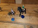 Schleich Paarden Set met Ruiters en Poetskist, Ophalen of Verzenden, Gebruikt, Overige typen