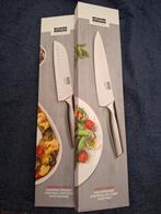 2x kuhn rikon chefs knife & santoku knife mes, Ophalen of Verzenden, Nieuw