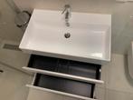 Badkamerkast met Grohe kraan - 80x46x60cm, Zo goed als nieuw, Minder dan 100 cm, Wastafelkast, 25 tot 50 cm