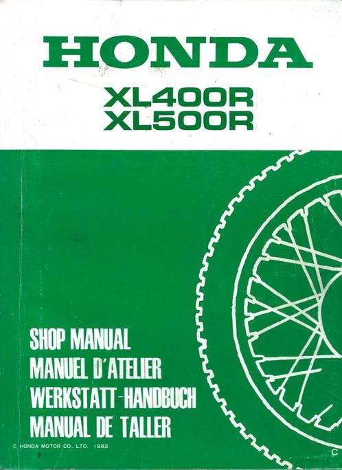 Honda XL400 R Honda XL500 R addendum aanvulling manual, Motoren, Handleidingen en Instructieboekjes, Honda, Ophalen of Verzenden