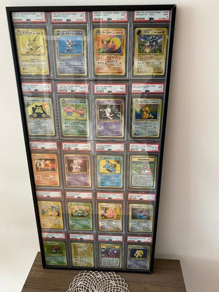 Pokémon 20 Graded PSA Kaarten Ingelijst in Display / Frame, Hobby en Vrije tijd, Verzamelkaartspellen | Pokémon, Nieuw, Meerdere kaarten