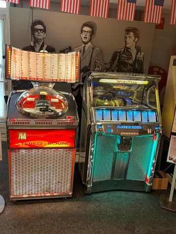 Wurlitzer,Ami,Seeburg,Rock Ola jukebox te koop !!