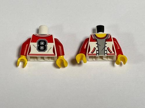 Partij Lego 2x nieuwe vrouwelijke romp met nr 8 op rug, Kinderen en Baby's, Speelgoed | Duplo en Lego, Nieuw, Lego, Losse stenen