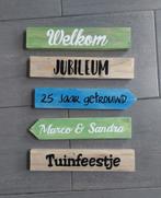 Unieke huwelijksfeest Strand-wegwijsborden naar uw idee, Versiering, Info@rwhoutidee.nl, Nieuw, Ophalen of Verzenden