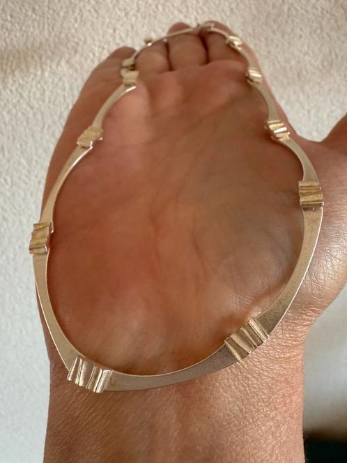 M092/ Bjorn Weckstrom LAPONNIA Labyrint ketting, Sieraden, Tassen en Uiterlijk, Kettingen, Gebruikt, Zilver, Zilver, Verzenden