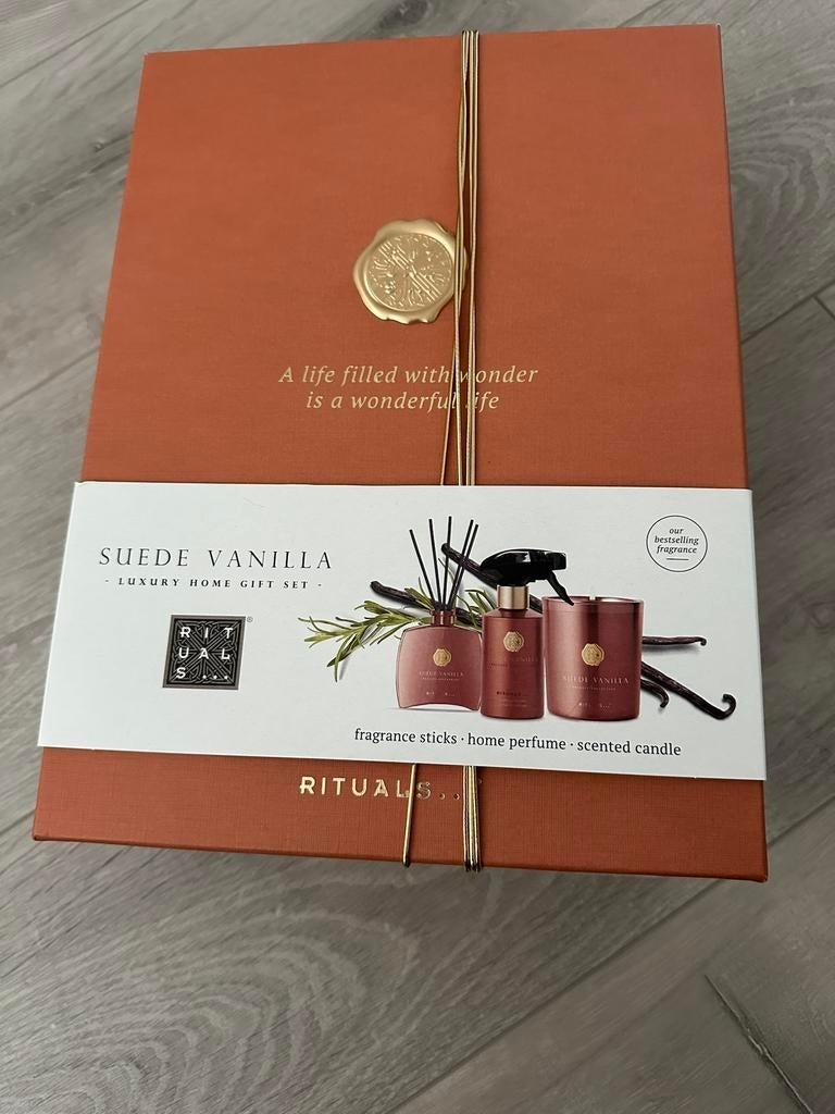Rituals L suede vanilla (luxery home set) NIEUW, Ophalen of Verzenden, Nieuw