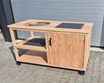 Buitenkeuken/ BBQ tafel/ kamado/ The Bastard / Green Egg, Ophalen, Nieuw, Houtskool