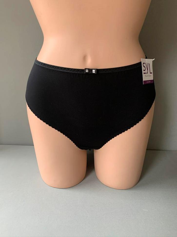 Syl string maat 40 - 44 - 46 - 48 - 50 - 56 juno, Kleding | Dames, Ondergoed en Lingerie, String, Zwart, Verzenden