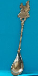 Verzilverd lepeltje Berg en Bos, Antiek en Kunst, Ophalen of Verzenden