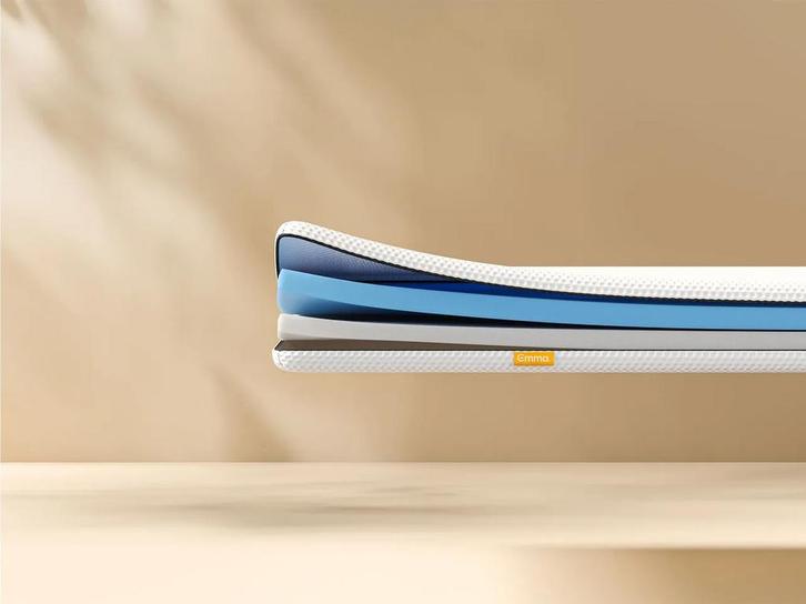 Emma Matras topper 200x160 cm, Huis en Inrichting, Slaapkamer | Matrassen en Bedbodems, Zo goed als nieuw, Matras, 160 cm, 200 cm