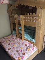 Stapelbed huisje (3 slaapplaatsen), Kinderen en Baby's, Kinderkamer | Stapelbedden en Hoogslapers, Gebruikt, Stapelbed, Ophalen