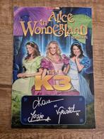 Handtekeningkaart "Alice in wonderland" van K3 met Josje, Ophalen of Verzenden, Zo goed als nieuw