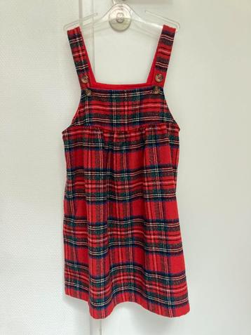 Dikke jurk schotse ruit, kerstkjurk, winterjurk, tartan 128 beschikbaar voor biedingen