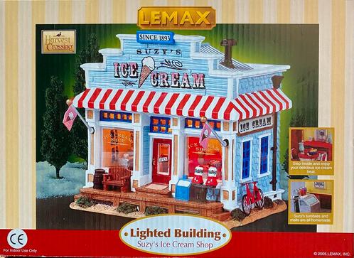 Lemax Suzy’s Ice Cream Shop (55234), Diversen, Kerst, Verzenden