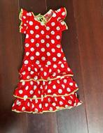 Flamenco jurk met stippen - Carnaval!, Kinderen en Baby's, Kinderkleding | Schoenen en Sokken, Ophalen of Verzenden, Zo goed als nieuw