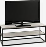 Tv Meubel Betonlook/Zwart, Ophalen, Zo goed als nieuw, Minder dan 100 cm, Metaal