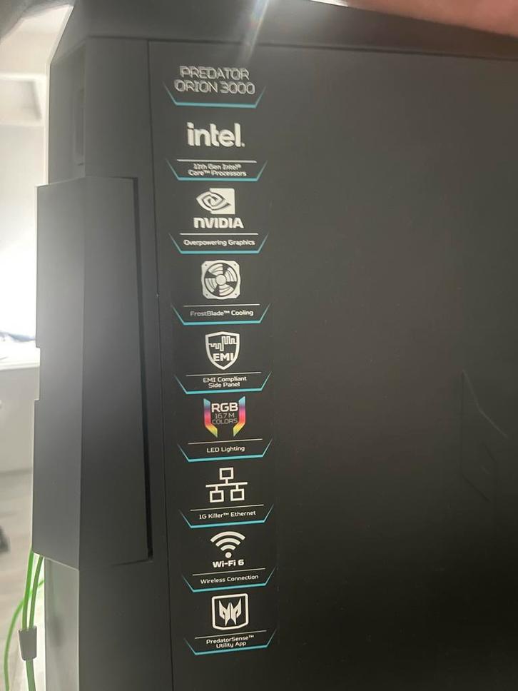 Gaming PC Predator Orion 3000 - RTX 3070, Computers en Software, Desktop Pc's, Zo goed als nieuw, Onbekend, SSD, 16 GB, Met videokaart