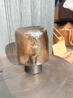Anna Brown getextureerde glazen tafellamp rond. Nieuw, Ophalen of Verzenden, Zo goed als nieuw, Minder dan 50 cm