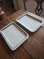 2 Vintage rechthoekige borden schalen Bauscher weiden, Ophalen of Verzenden