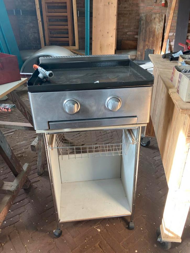 Gas Bakplaat - Makkelijk in Gebruik!, Tuin en Terras, Elektrische barbecues, Gebruikt, Ophalen of Verzenden