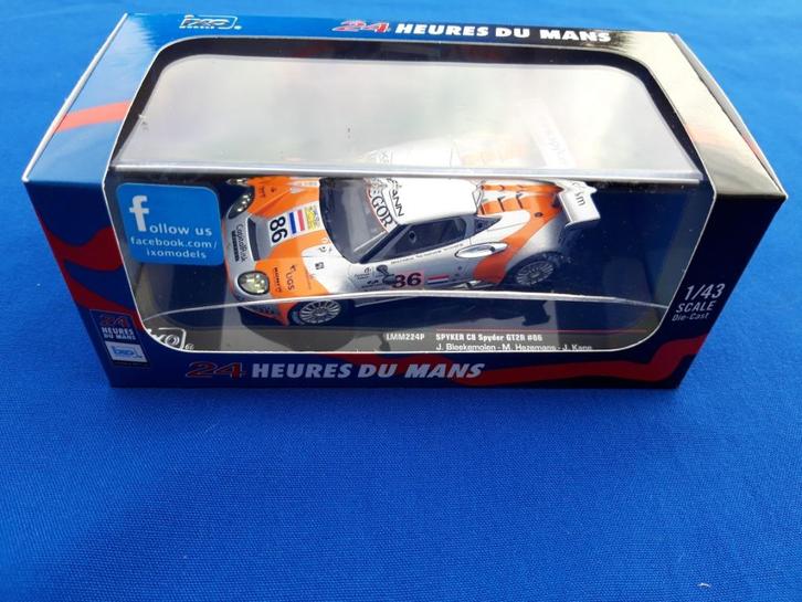 Spyker C8 Spyder GT2R #86 Le Mans 2006 - IXO nieuw in box, Hobby en Vrije tijd, Modelauto's | 1:43, Nieuw, Auto, Overige merken