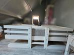 Kinderbed 90x200 hout bed frame randen wit, Antiek en Kunst, Antiek | Meubels | Bedden, Ophalen