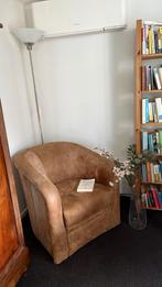 Suède fauteuil, Huis en Inrichting, Fauteuils, Ophalen, Overige materialen, Gebruikt, 75 tot 100 cm